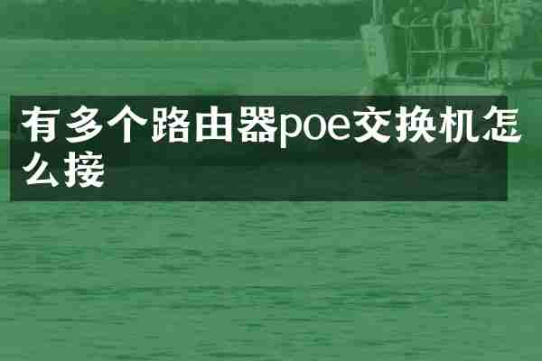 有多个路由器poe交换机怎么接
