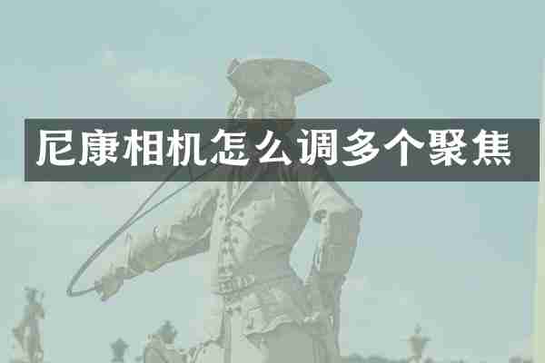 尼康相机怎么调多个聚焦
