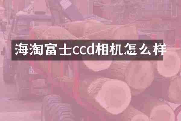 海淘富士ccd相机怎么样