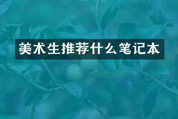 美术生推荐什么笔记本