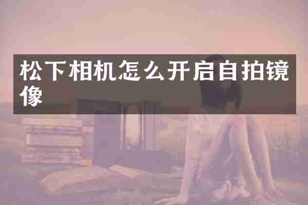 松下相机怎么开启自拍镜像