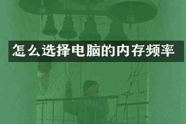怎么选择电脑的内存频率