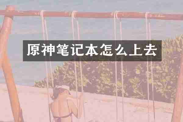 原神笔记本怎么上去