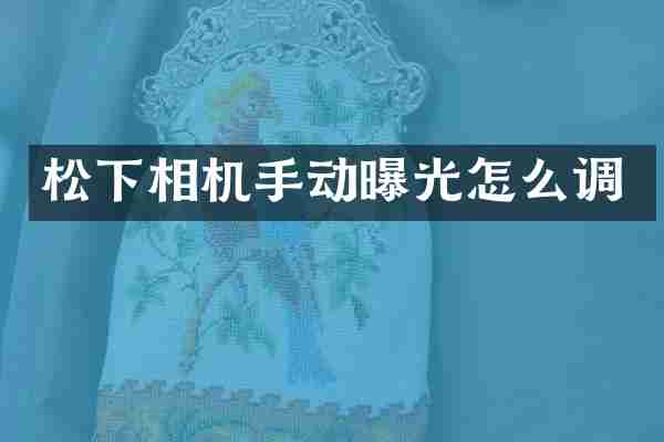 相机手动曝光怎么调