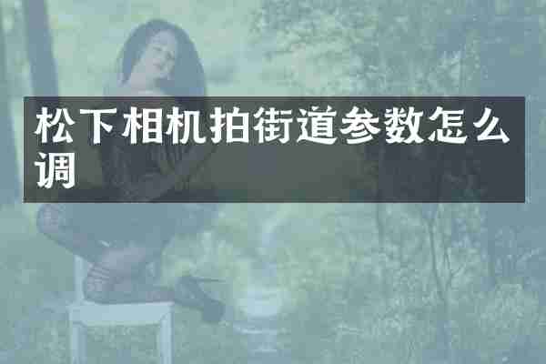 松下相机拍街道参数怎么调