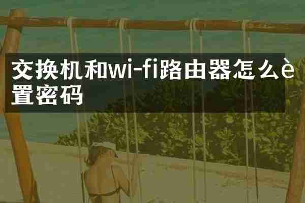 交换机和wi-fi路由器怎么设置密码