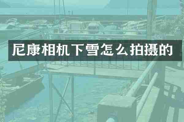 尼康相机下雪怎么拍摄的