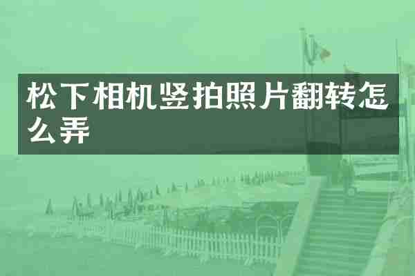 松下相机竖拍照片翻转怎么弄
