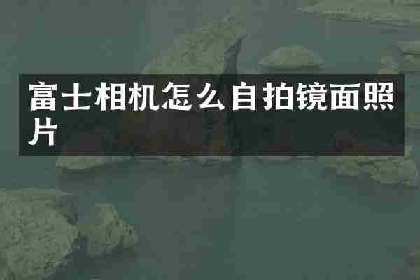 富士相机怎么自拍镜面照片