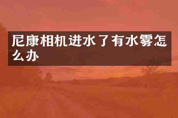 尼康相机进水了有水雾怎么办