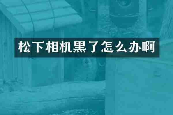 松下相机黑了怎么办啊