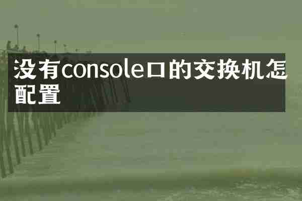 没有console口的交换机怎么配置