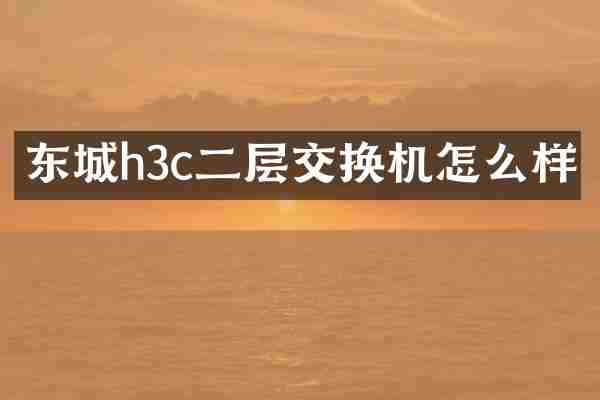 东城h3c二层交换机怎么样