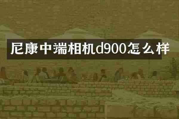 尼康中端相机d900怎么样