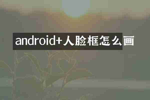 android+人脸框怎么画