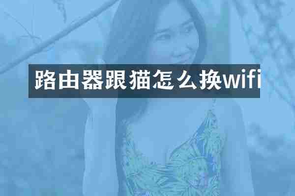 路由器跟猫怎么换wifi