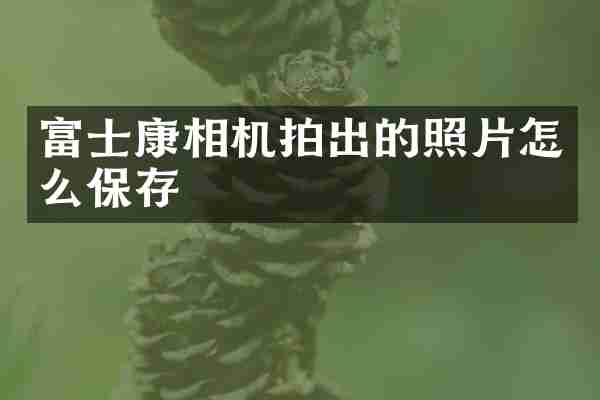 富士康相机拍出的照片怎么保存