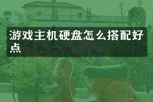 游戏主机硬盘怎么搭配好点