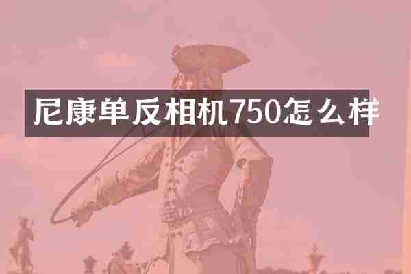 尼康单反相机750怎么样