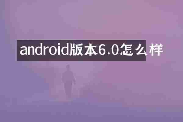 android版本6.0怎么样