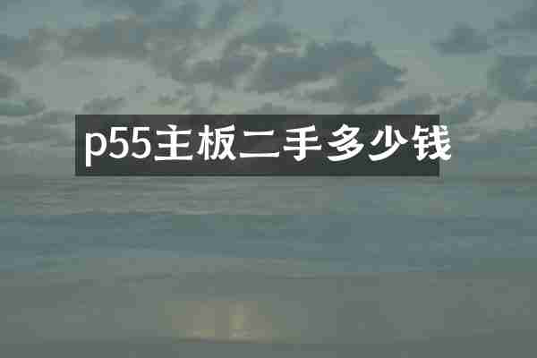 p55主板二手多少钱