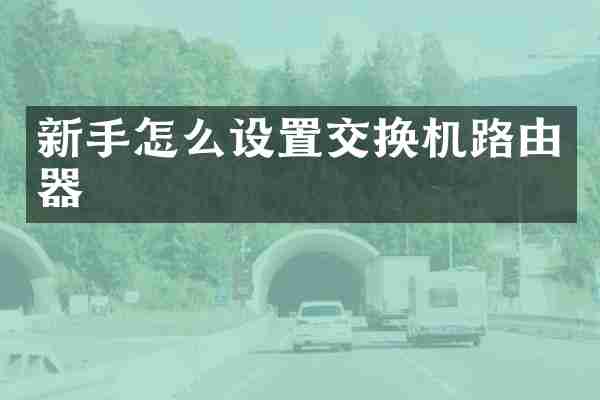 新手怎么设置交换机路由器
