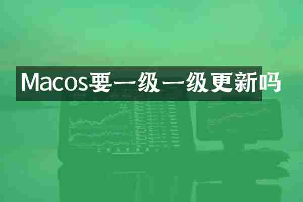 Macos要一级一级更新吗