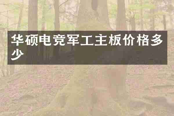 华硕电竞军工主板价格多少