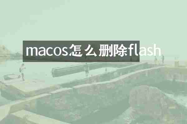 macos怎么删除flash