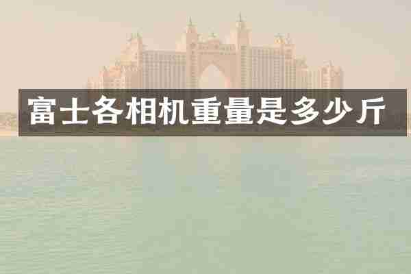 富士各相机重量是多少斤