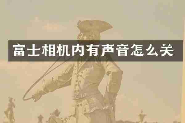 富士相机内有声音怎么关