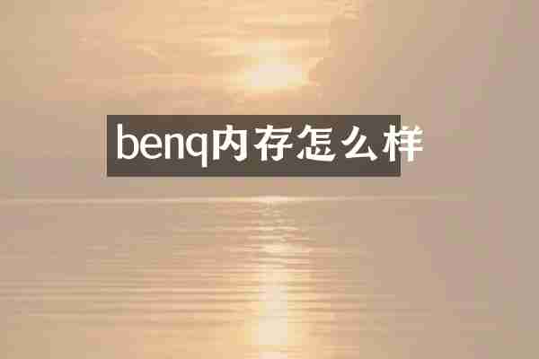 benq内存怎么样