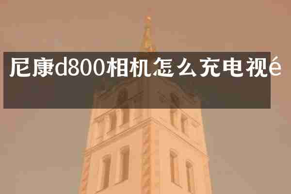 尼康d800相机怎么充电视频