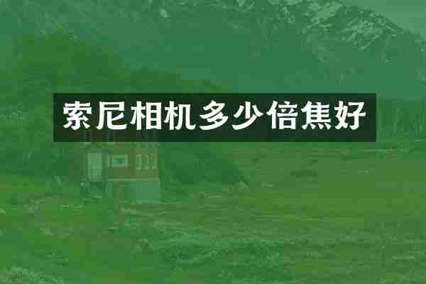 索尼相机多少倍焦好