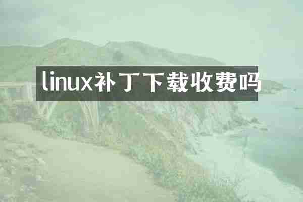 linux补丁下载收费吗