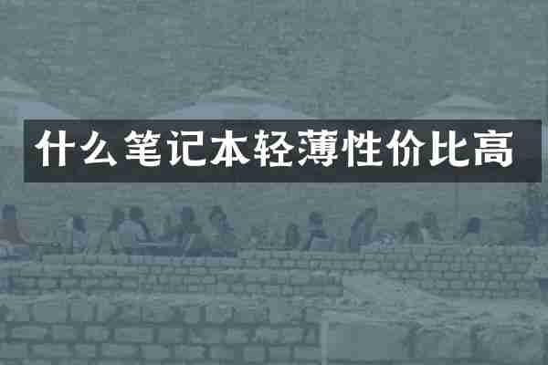 什么笔记本轻薄性价比高