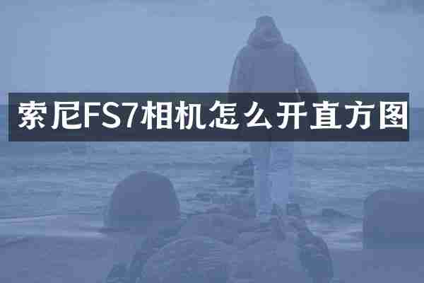 索尼FS7相机怎么开直方图