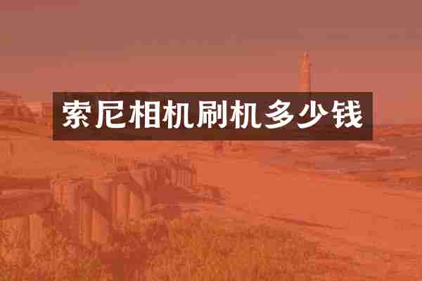 相机刷机多少钱