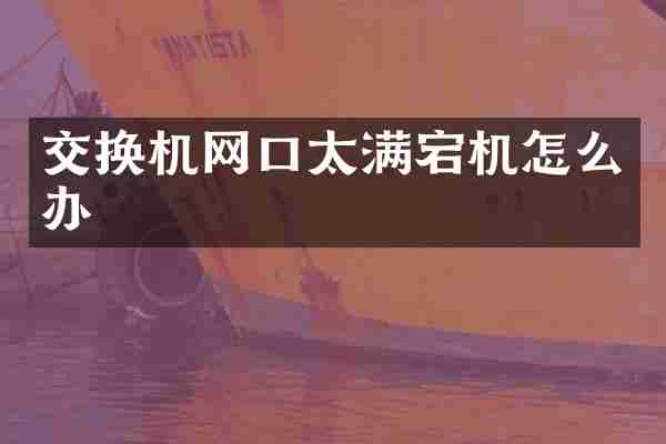 交换机网口太满宕机怎么办