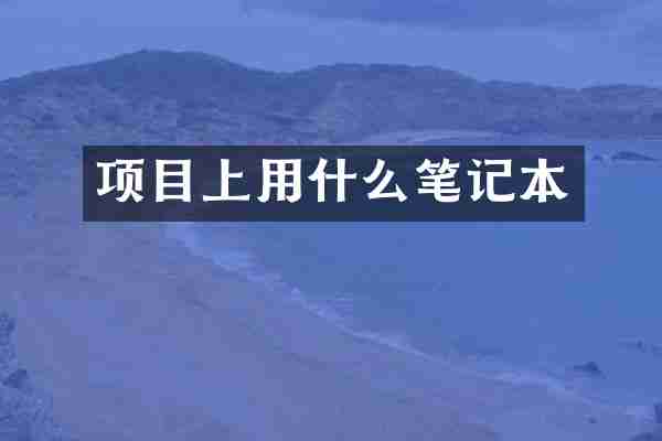 项目上用什么笔记本