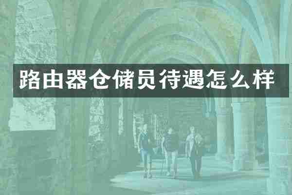 路由器仓储员待遇怎么样