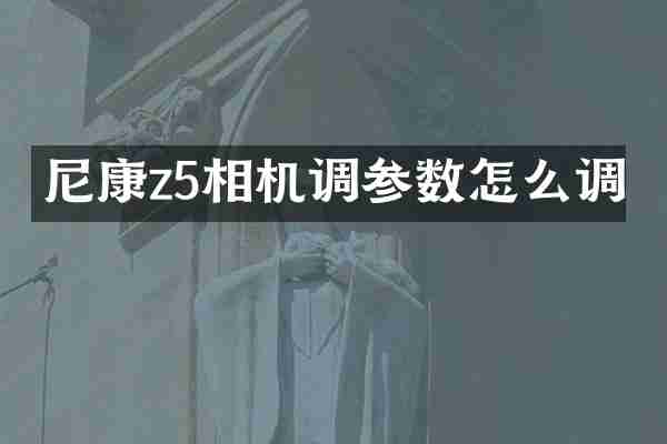 尼康z5相机调参数怎么调