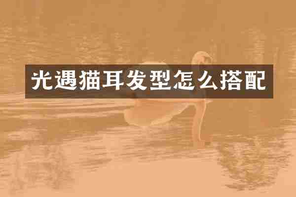 光遇猫耳发型怎么搭配