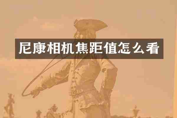 尼康相机焦距值怎么看