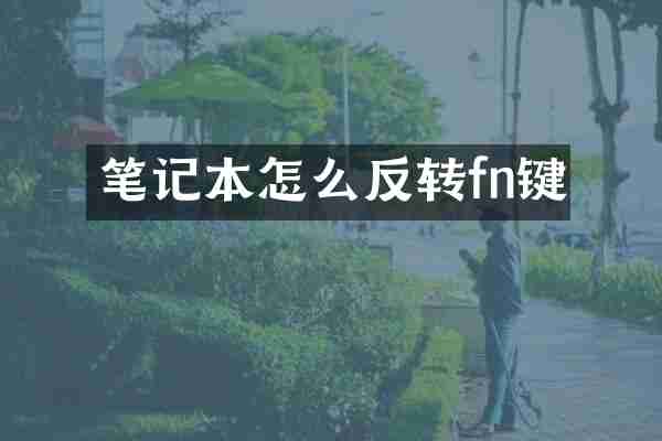 笔记本怎么反转fn键