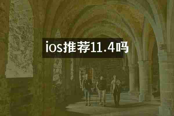 ios推荐11.4吗