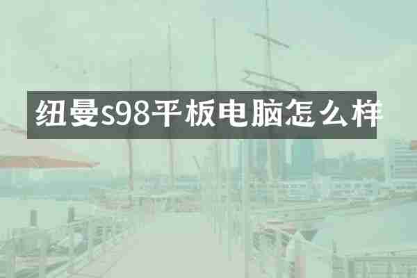 纽曼s98平板电脑怎么样
