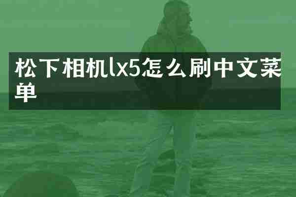 松下相机lx5怎么刷中文菜单