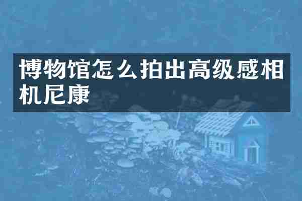 博物馆怎么拍出高级感相机尼康