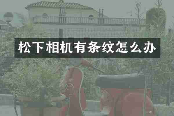 松下相机有条纹怎么办